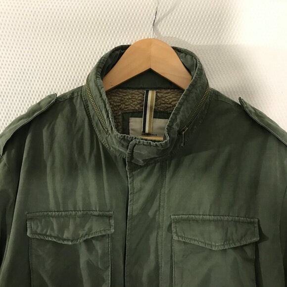 Jack & Jones JORO Military Jacket - Sherpa Lining– Size L - Picture 9 of 12